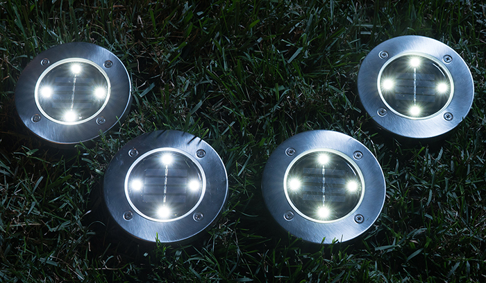 BELL & HOWELL Disk Lights | solar powered LED lighting